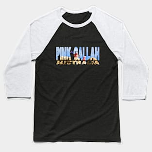 PINK GALLAH - Western Australia Nambung Pinnacles Baseball T-Shirt